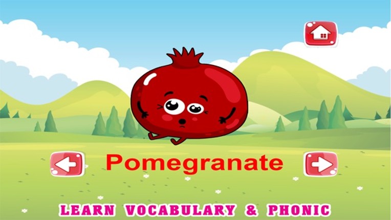 Kids Coloring Pages Tracing - Fruit Vegetable Game screenshot