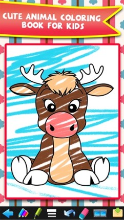 Kids Doodle Drawing Coloring Book - preschool christmas toddler games!! screenshot