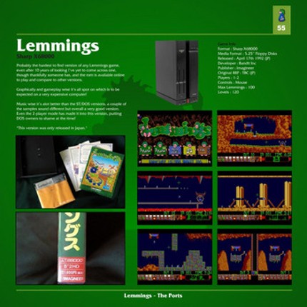Lemmings - The Ports - PDF Edition screenshot