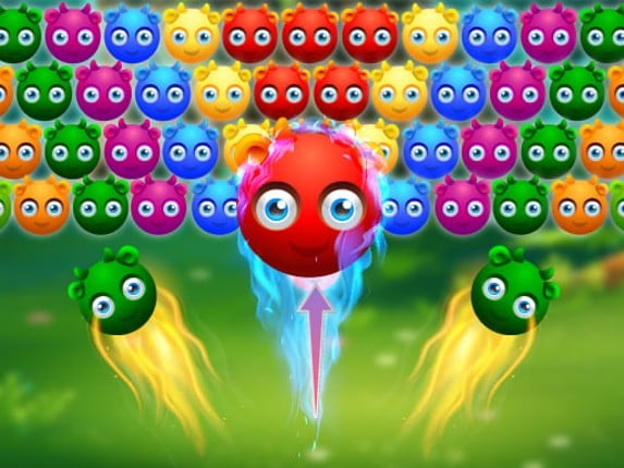 Monster Bubble Smashing Game Cover