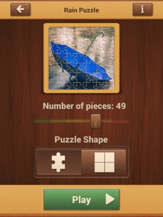 Rain Puzzle - Relaxing Picture Jigsaw Puzzles Image