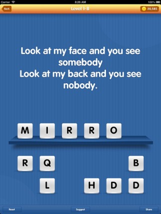 Riddles - Great Challenge for your Brain and Erudition. Fascinating intellectual game screenshot