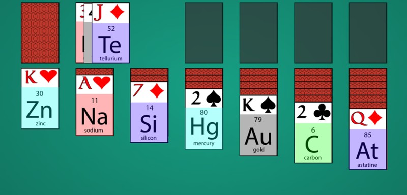 Solitaire: Learn Chemistry screenshot