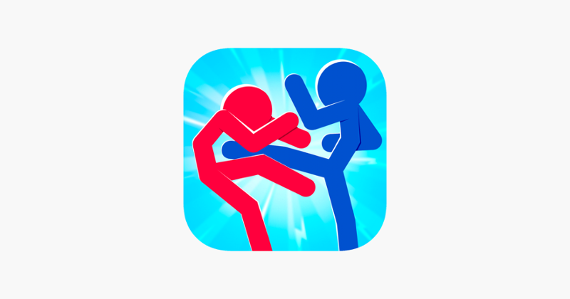 Stickman Trampoline Fighters Game Cover