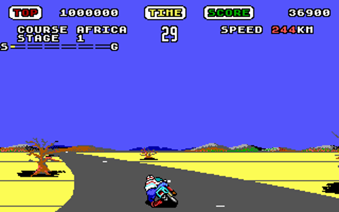 Super Hang-On screenshot