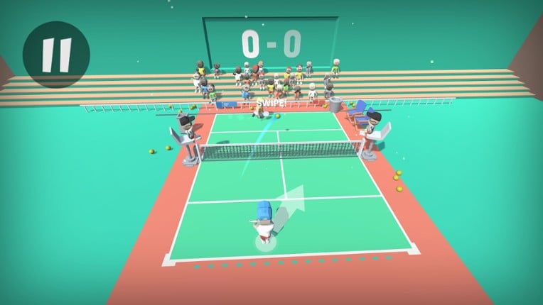 Swipe Tennis screenshot