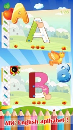 ABC Alphabet Learning and Handwriting Letters Game screenshot