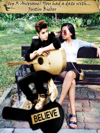 Aª Dating Justin Bieber edition free- photobooth with crowdstar for woman's day screenshot
