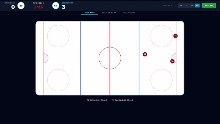 Coastal Summit Sports: College Hockey 26 screenshot