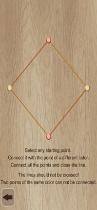 Connection Lines. Color Disks Image
