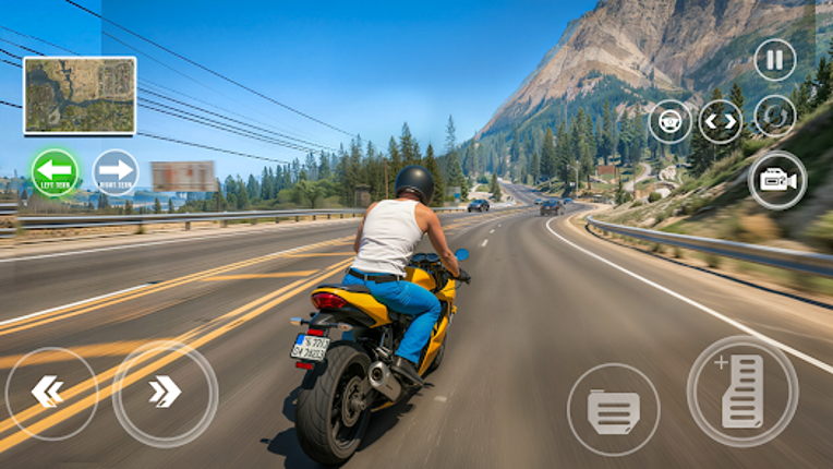 Open World Bike Drive Game 3D screenshot