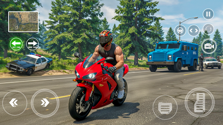 Open World Bike Drive Game 3D Image