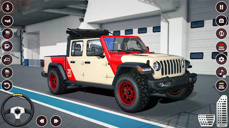 Indian Jeep Driving Simulator screenshot