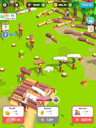 Idle Lumber Mill screenshot