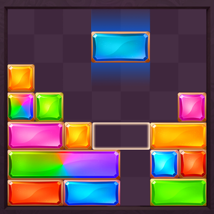 Jewel Slider: Drop Down Puzzle Image