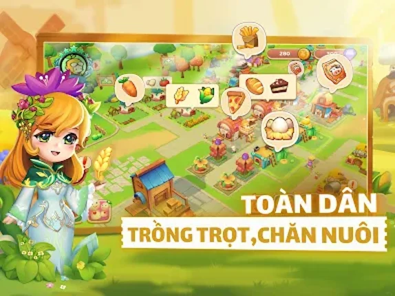 Thị Trấn Củ Cải ZingPlay screenshot