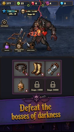 Idle Vampire Hunter: Merge RPG screenshot