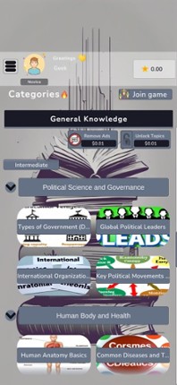 General Knowledge : Quiz screenshot