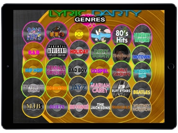Lyric Party Game Image