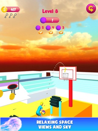 Throw Ball Pass 3D screenshot