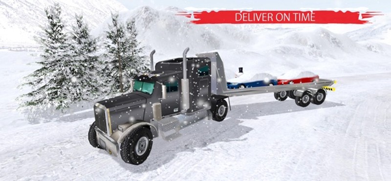 Winter Snow Giant Truck Drive screenshot