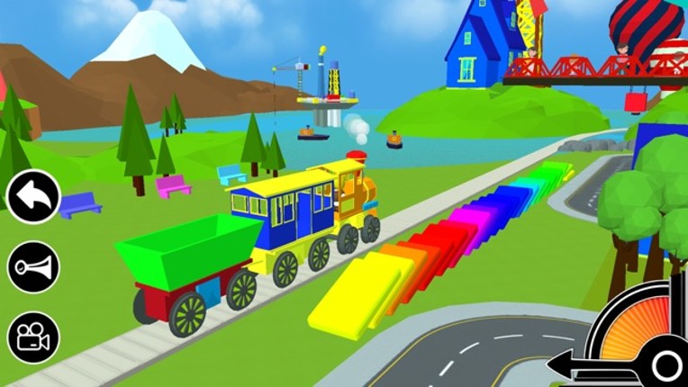 3D Toy Train - Free Kids Train Game screenshot