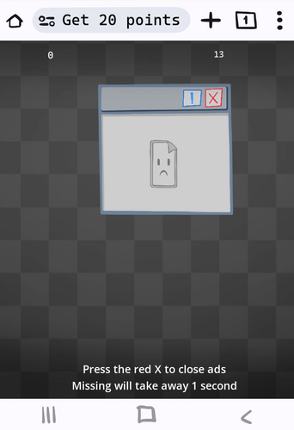 Ad Click Trainer screenshot