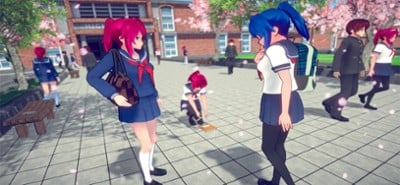 Anime High School Girl Life 3D Image