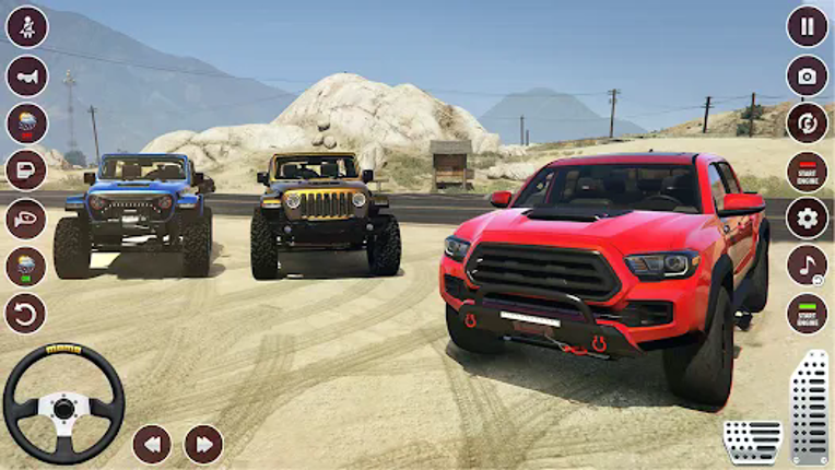 Indian Jeep Driving Simulator screenshot