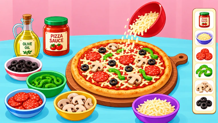 Kitchen Set Cooking Time Fun Image