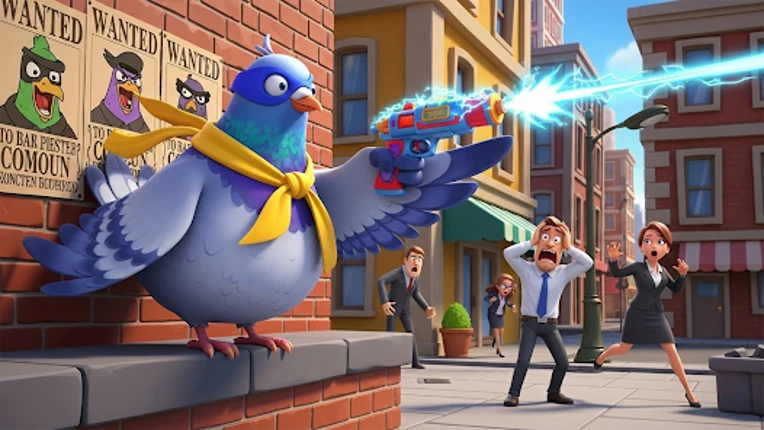Bad Pigeon Prankster Bird Game screenshot