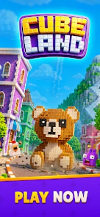 Cube Land Puzzle Game Image