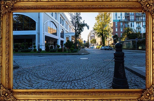 Collect of the views of the city of Batumi. Image