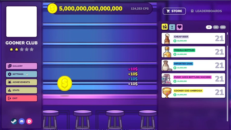 I Opened an Idle Bar So I Can GOON to HOT GIRLS screenshot