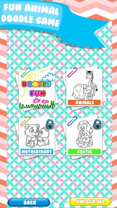 Kids Doodle Drawing Coloring Book - preschool christmas toddler games!! Image