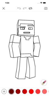 MineColor - MineCraft Coloring Image