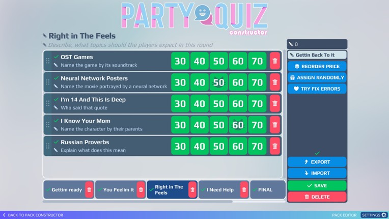 Party Quiz screenshot
