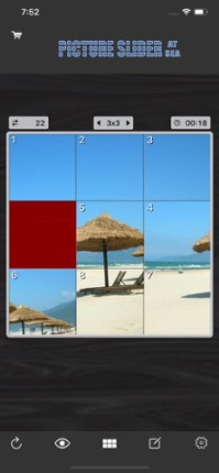 Picture Tile Slider At Sea Image