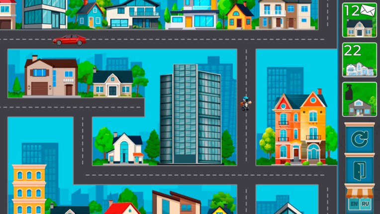 Robot-Mail Rush screenshot