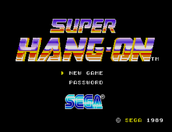 Super Hang-On screenshot
