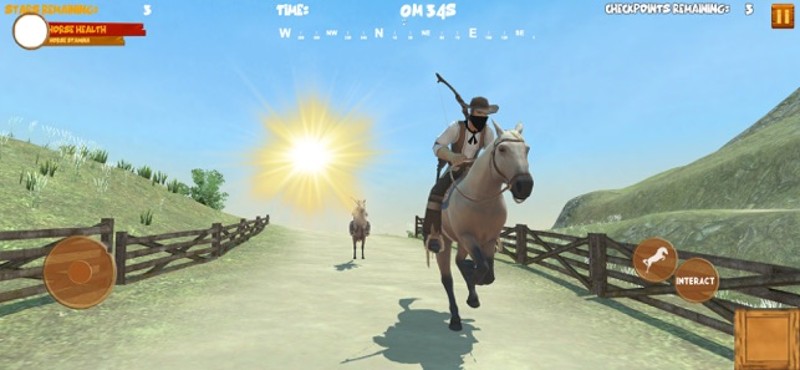 Wild West Cowboy Horse Rider screenshot