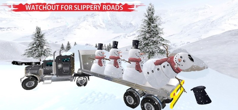 Winter Snow Giant Truck Drive screenshot