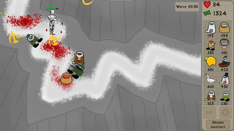 Amogus TD 2 - Defense of the Sus screenshot