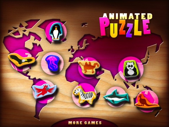 Animated Puzzle - A new way of playing with wooden jigsaw puzzles screenshot