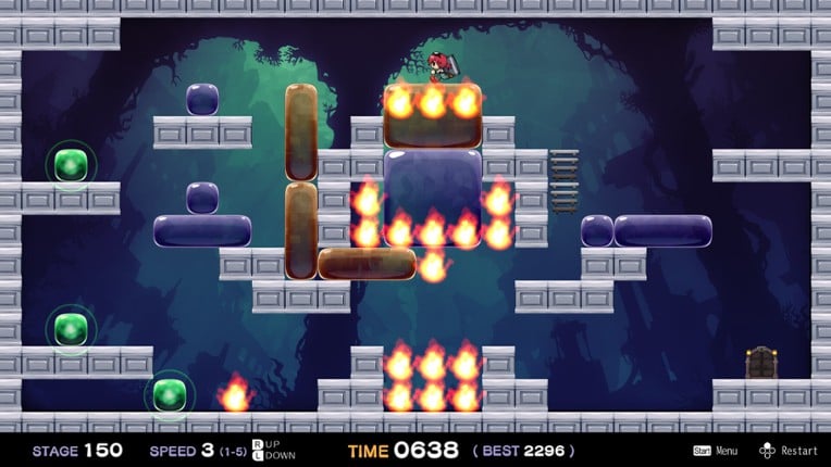 Crash Puzzle Hammer-San screenshot