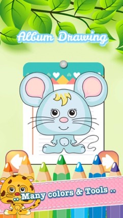 Farm Animals Drawing Coloring Book - Cute Caricature Art Ideas pages for kids screenshot