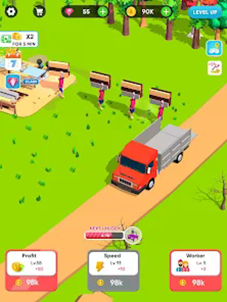 Idle Lumber Mill screenshot