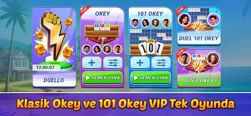 Okey Canlı - 101 Okey Club screenshot