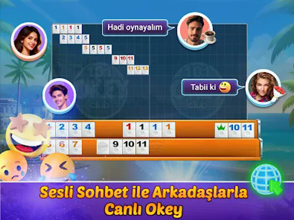 Okey Canlı - 101 Okey Club screenshot