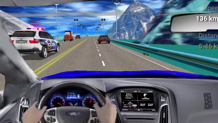 Traffic Racing in Car screenshot